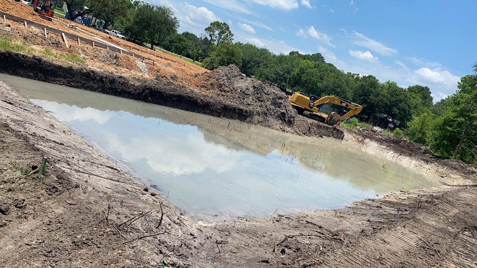 Detention Pond Excavation