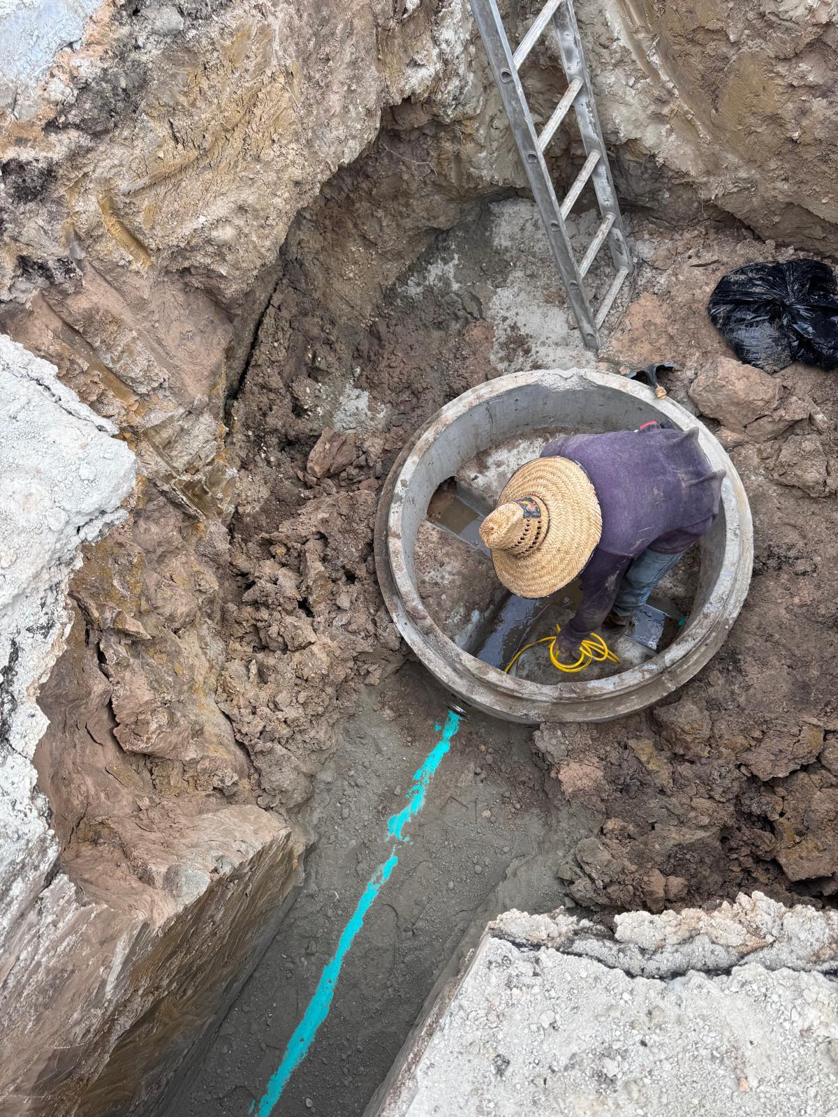 Storm Sewer Manhole Connection