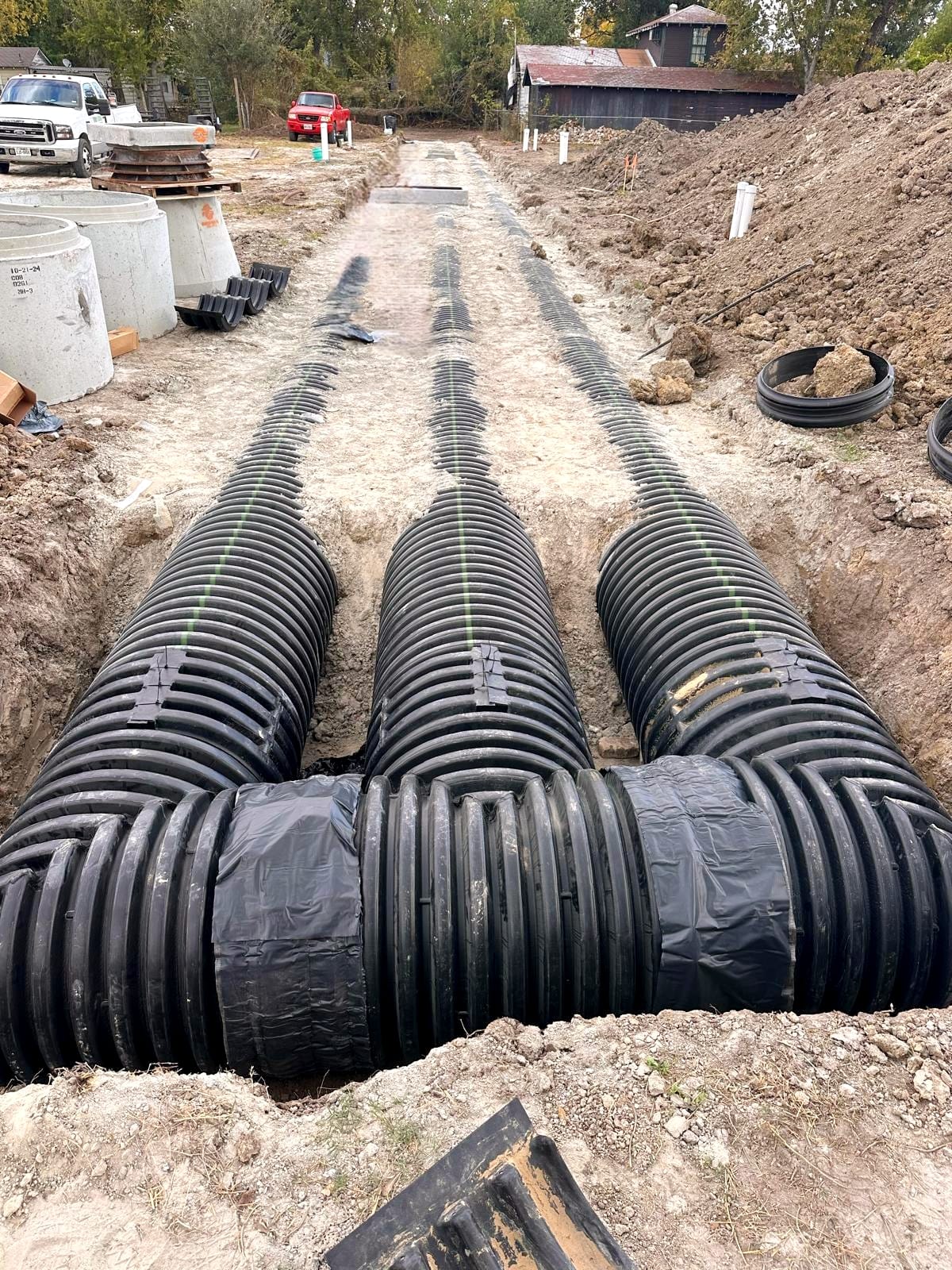 ErnTex Plumbing team at work