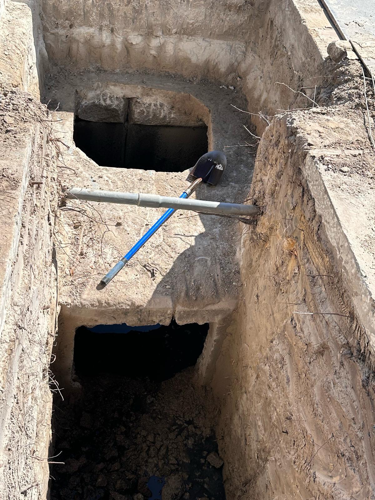 Sanitary Sewer Manhole Excavation